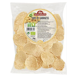 Fried Organic Chickpea Snack 70g - Natursoy - Crisdietética