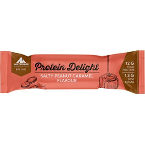 Barrita Protein Delight Caramelo Salado Maní 35g - MultiPower - Crisdietética