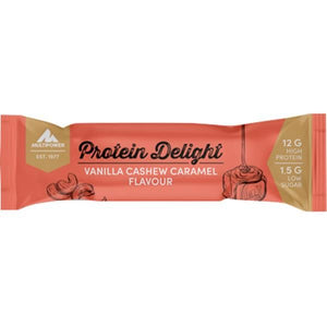 Protein Delight Bar Cashew Vanilla Caramel 35g - MultiPower - Crisdietética