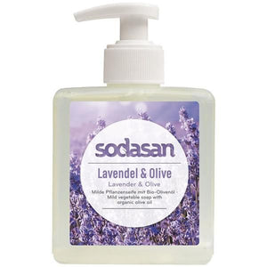 Bio Lavender Liquid Soap 300ml - Sodasan - Crisdietética