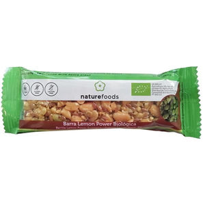 Barra Amendoim e Limão Biológico 40g - Naturefoods - Crisdietética