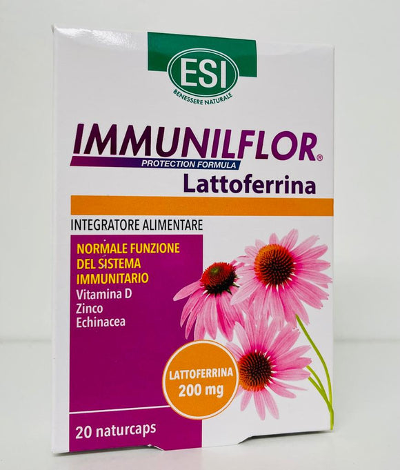 Immunilflor Lactoferina 20 Cápsulas - ESI - Crisdietética