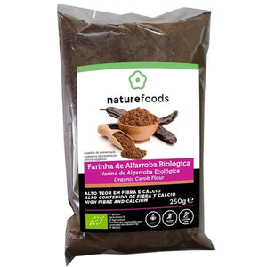 Organic Carob Flour 250g - Naturefoods - Crisdietética