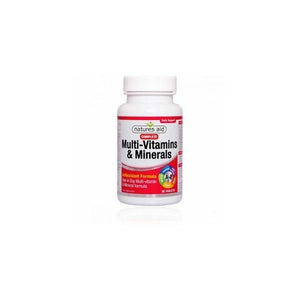 Multi-Vitamins Minerals 90 Tablets - Natures Aid - Crisdietética
