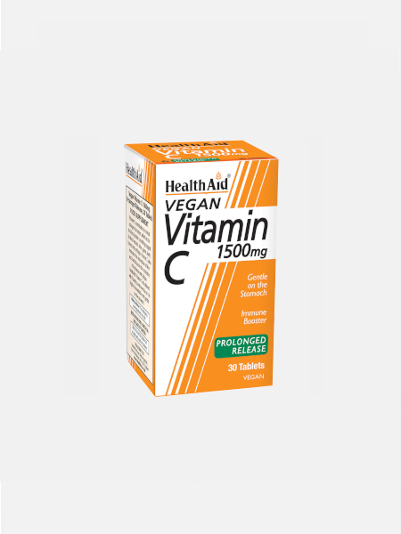Vitamina C 1500mg 30 Comprimidos - Health Aid - Crisdietética