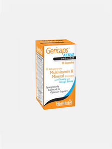 Gericaps Active 30 粒胶囊 - Health Aid - Crisdietética