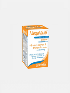 MegaMulti 30 Comprimidos - Health Aid - Crisdietética