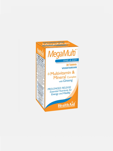 MegaMulti 30 Comprimidos - Health Aid - Crisdietética