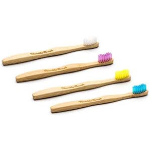 Cepillo de dientes de bambú para niños - The Humble Co - Crisdietética