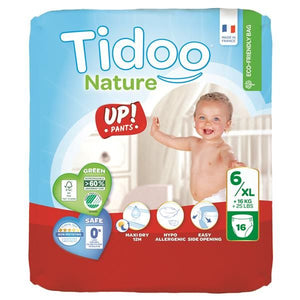 Ecological Training Diapers Size 6XL 16-30KG - Tidoo - Crisdietética