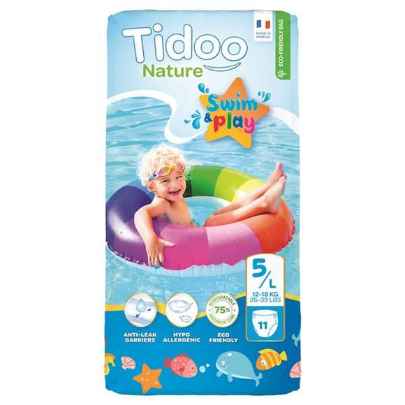 Fraldas Ecológicas Swim Tam 5L 12-18kg - Tidoo - Crisdietética