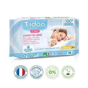 Ecological Wipes with Calendula Without Fragrances -Tidoo - Crisdietética