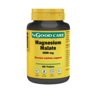 Malate de Magnésium 1000mg 180 Comprimés - Bons soins - Crisdietética