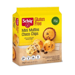Muffins Muffins With Chocolate Chip 240g - Schar - Crisdietética