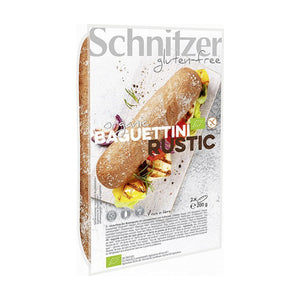Baguette Rustique Sans Gluten BIO 200g -SCHNITZER - Crisdietética