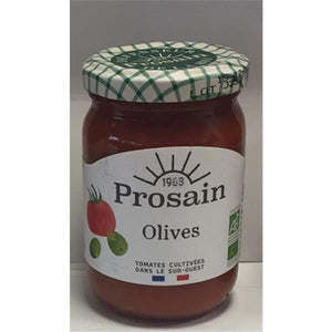 Salsa de Tomate Ecológica y Aceitunas 200g - Prosain - Crisdietética