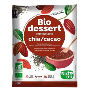 Organic Chia and Instant Cocoa Dessert 70g - Nat - Ali - Crisdietética