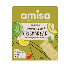 有机扁豆蛋白质面包干100g-Amisa-Crisdietética