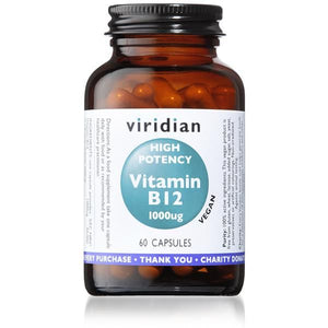 Vitamina B12 1000 Mcg 60 Cápsulas - Viridian - Chrysdietetic