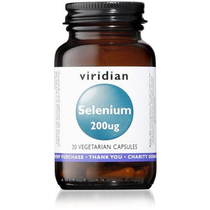 Selenio 200mg 30 Cápsulas - Viridian - Crisdietética