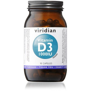 Vitamina D3 1000 Ui 90 Cápsulas Vegetales - Viridian - Crisdietética