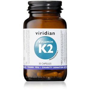 Vitamina K2 50 Mcg 30 Cápsulas - Viridian - Chrysdietetic