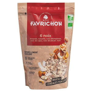 不含糖的生物牛奶什锦早餐6水果干350g-Favrichon-Crisdietética