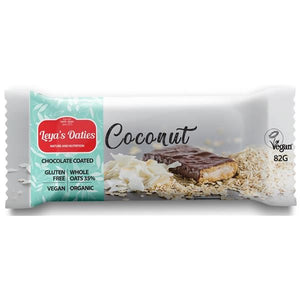 Haferriegel mit Kokosnuss und Schokolade 82g - Leya's Oaties - Crisdietética