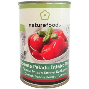 Tomates Enteros Pelados Ecológicos 400g - Naturefoods - Crisdietética