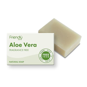 Jabón de Baño Aloe Vera 95g - Jabón Friendly - Crisdietética