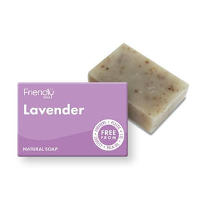 Vegane Lavendel-Badeseife 95g - Freundliche Seife - Crisdietética