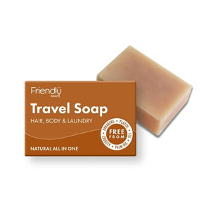Sabonete Viagem Cabelo; Roupa e Corpo 95g - Friendly Soap - Crisdietética