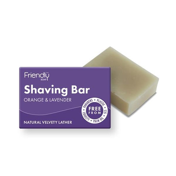 Sabonete Espuma de Barbear Laranja e Alfazema 95g - Friendly Soap - Crisdietética