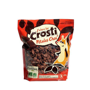 Crunchy Wheat Cereal Petals with Chocolate 425g - Favrichon - Crisdietética