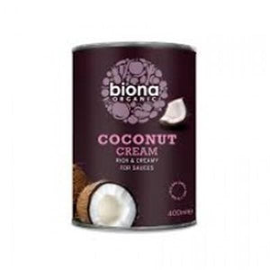 Crema Biológica de Coco para Batir 400ml - Biona - Crisdietética