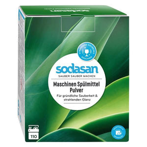 Ecological Detergent Powder for Machine Tableware - Sodasan - Crisdietética