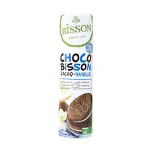 Biscotto al Cioccolato Cacao e Vaniglia 300g - Bisson - Crisdietética