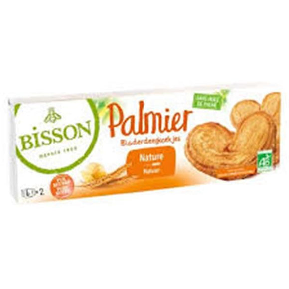 Palmiers com Manteiga 100g - Bisson - Crisdietética
