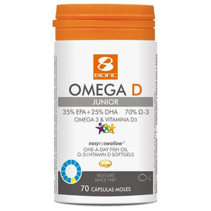 Omega D Kids 70 Cápsulas - Biofil - Crisdietética