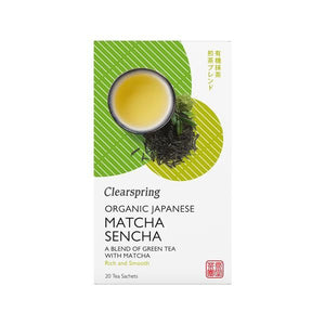 Té Verde Japonés Matcha Biological 20 Sobres - ClearSpring - Crisdietética