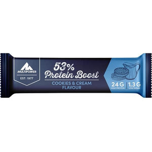 Barre Protéinée 53% Cookies 45g - MultiPower - Crisdietética