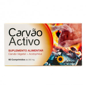 Active Charcoal + Acidophilus 60 Tablets - Dietetics - Chrysdietética
