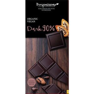 Dark Chocolate 90% 70g - Benjamíssimo - Crisdietética