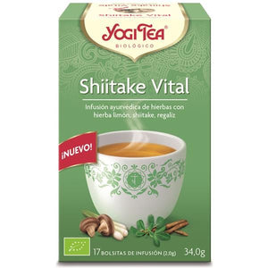 Shiitake Vital Infusion 17 Sachets - Yogi Tea - Crisdietética