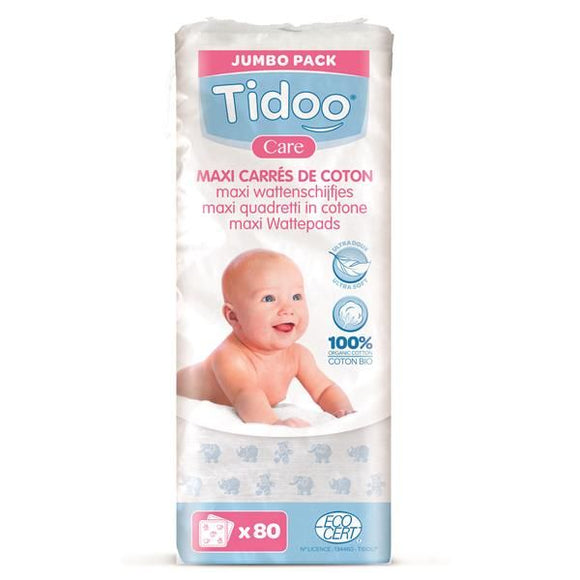 Quadrados Maxi Bebé Eco 100% Algodão - Tidoo - Crisdietética