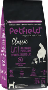 Petfield 經典貓成人 10 公斤 - Crisdietética