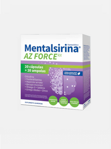 Mentalsirina Az Force 20 Capsules + 20 Ampoules - Farmodiética - Crisdietética