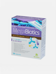 MegaBiotics 30 Kapseln - Bio-Hera - Crisdietética