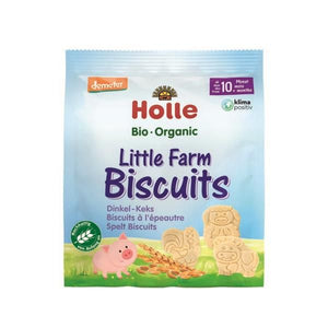 Biscuits Wheat Spelled Animals 10M 100g- Holle - Crisdietética