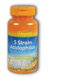 Thomspon 5 Strain Acidofiphlus 60 Cápsulas - Celeiro da Saúde Lda